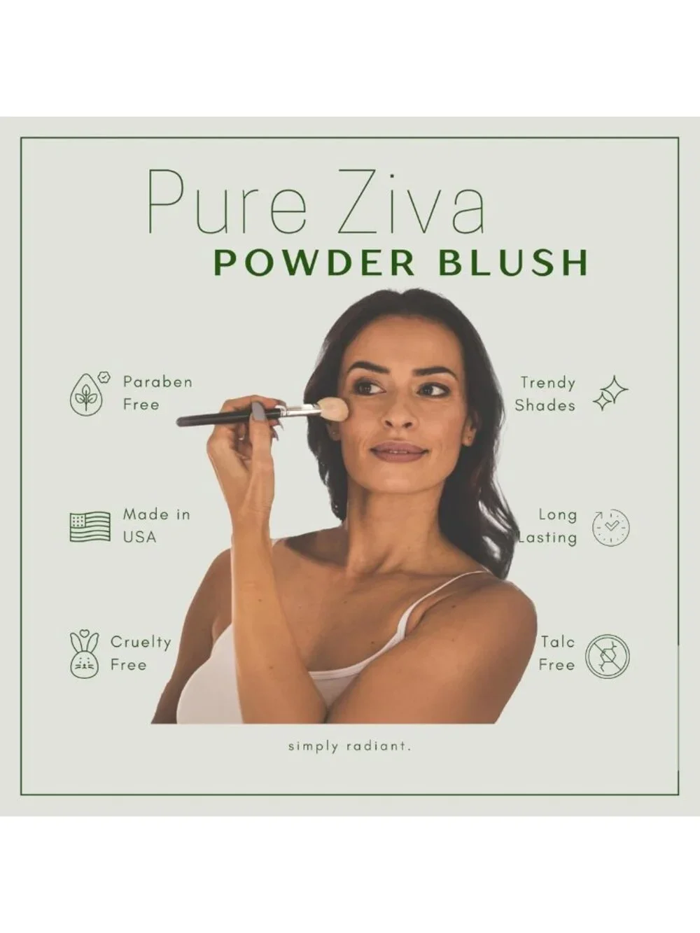 Vegan Radiant Orchid Blush Powder - Talc & Paraben Free, Cruelty-Free Makeup
